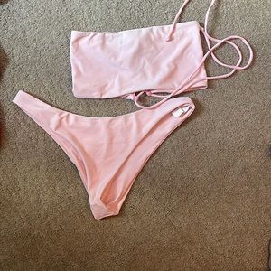 Baby pink swimsuit